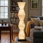 Alabaster Cairn Geometric Floor Lamp — image 9