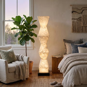 Alabaster Cairn Geometric Floor Lamp — image 3