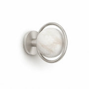 Alabaster Celestial Ring Globe Wall Lamp