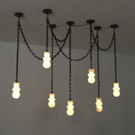 Alabaster Cylindrical Chain Chandelier