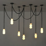Alabaster Cylindrical Chain Chandelier