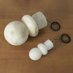 Alabaster Cylindrical Chain Chandelier