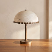 Alabaster Dome Trim Table Lamp — image 13