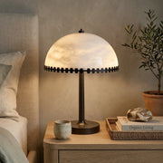 Alabaster Dome Trim Table Lamp — image 5