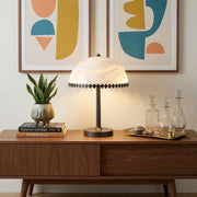 Alabaster Dome Trim Table Lamp — image 2