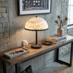 Alabaster Dome Trim Table Lamp — image 3