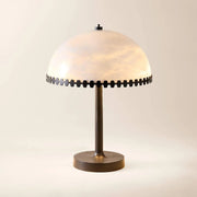 Alabaster Dome Trim Table Lamp — image 15