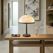 Alabaster Dome Trim Table Lamp — image 7