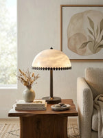Alabaster Dome Trim Table Lamp — image 11