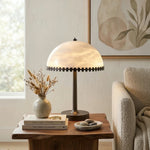 Alabaster Dome Trim Table Lamp — image 8