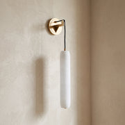 Alabaster Flute Wall Lamp