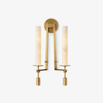 Alabaster Fontanelle Candlestick Wall Lamp