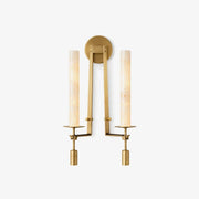 Alabaster Fontanelle Candlestick Wall Lamp