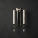 Alabaster Fontanelle Candlestick Wall Lamp