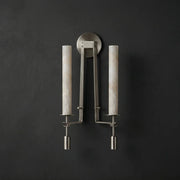 Alabaster Fontanelle Candlestick Wall Lamp