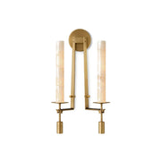 Alabaster Fontanelle Candlestick Wall Lamp