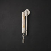 Alabaster Fontanelle Candlestick Wall Lamp