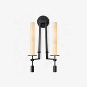 Alabaster Fontanelle Candlestick Wall Lamp