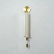 Alabaster Fontanelle Candlestick Wall Lamp