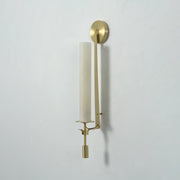 Alabaster Fontanelle Candlestick Wall Lamp