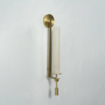 Alabaster Fontanelle Candlestick Wall Lamp