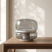 Alabaster Glass Table Lamp