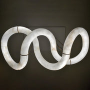 Alabaster Loop Chandelier — image 7