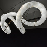 Alabaster Loop Chandelier — image 8
