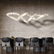Alabaster Loop Chandelier — image 4