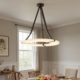 Alabaster Luxembourg Halo Chandelier — image 2
