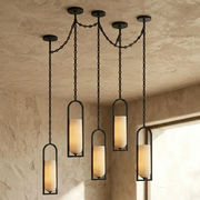 Alabaster Melange Small Chain Chandelier