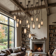 Alabaster Melange Small Chain Chandelier