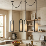 Alabaster Melange Small Chain Chandelier