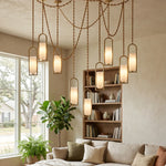 Alabaster Melange Small Chain Chandelier