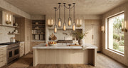 Alabaster Melange Small Chain Chandelier