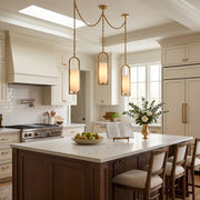 Alabaster Melange Small Chain Chandelier