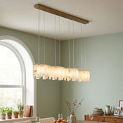 Alabaster Modern Layering Chandelier — image 2
