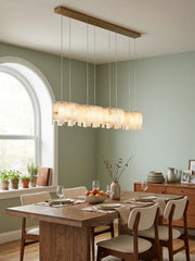 Alabaster Modern Layering Chandelier — image 12