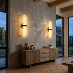 Alabaster Obelisk Wall Sconce
