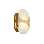 Alabaster Odin Oval Wall Sconce