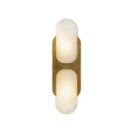 Alabaster Odin Oval Wall Sconce