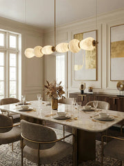 Alabaster Pebble Linear Chandelier — image 9