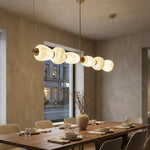 Alabaster Pebble Linear Chandelier — image 7