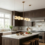 Alabaster Pebble Linear Chandelier — image 4
