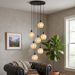 Alabaster Petal Cluster Chandelier
