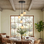 Alabaster Petal Cluster Chandelier