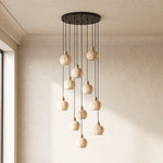 Alabaster Petal Cluster Chandelier