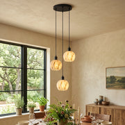 Alabaster Petal Cluster Chandelier