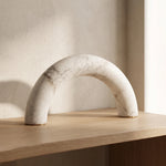Alabaster Piped Table Lamp