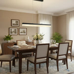 Alabaster Rectangle Linear Pendant Light — image 16